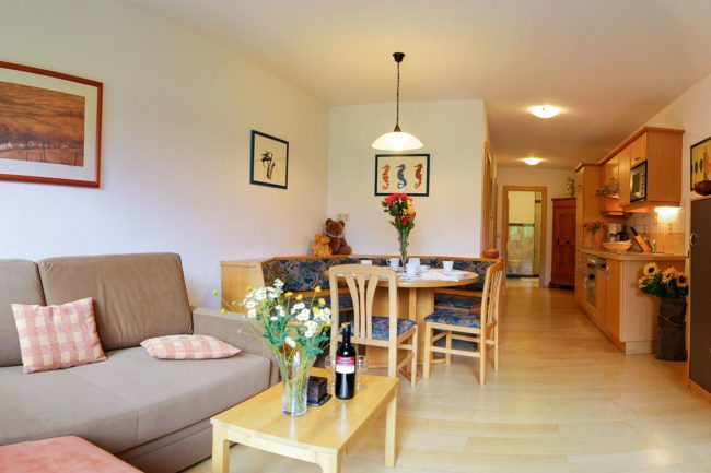 Wohnzimmer - Ferienwohnung in Filzmoos, Almrausch, Haus Dachstein
